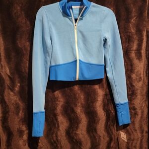 FP Movement by Free People Blue Zip-Up Jacket